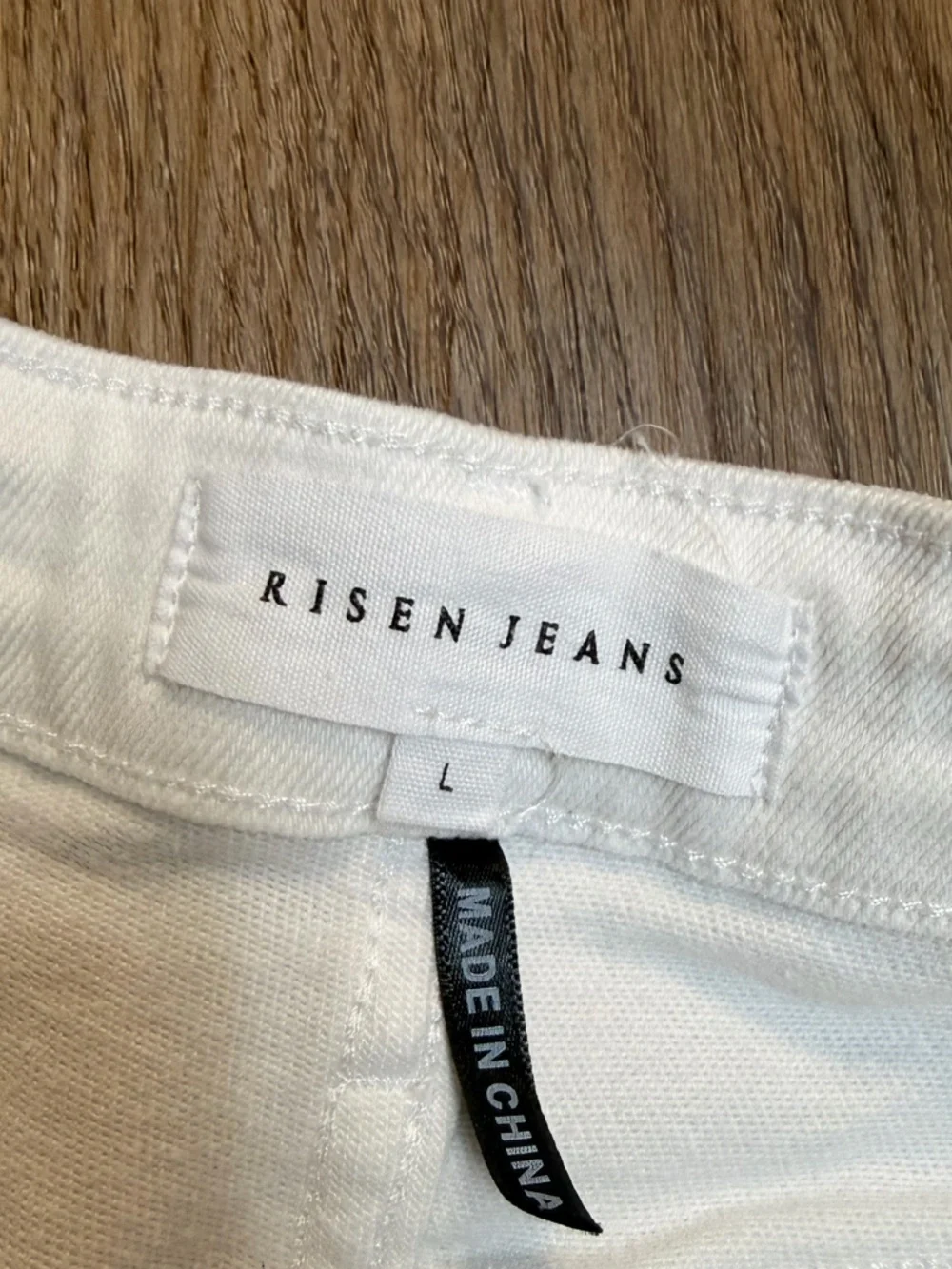 White Distressed Women’s Jean Shorts - Picture 2 of 12
